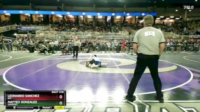 1A 120 lbs Quarterfinal - Matteo Gonzalez, Somerset vs Leonardo Sanchez, Bay