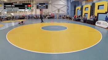 144 lbs Champ. Round 1 - Gabriel Hill, Sussex Academy vs Jackson Grandel, Delaware Military Academy