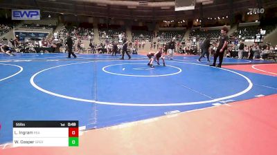 55 lbs Round Of 16 - Larenz Ingram, RSA RedStorm vs Waylon Cooper, Sperry Wrestling Club