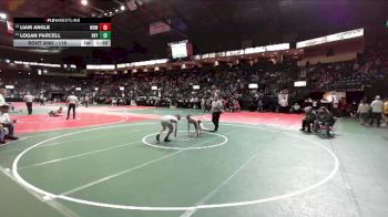 115 lbs Champ. Round 2 - Liam Angle, WHW2 vs Logan Parcell, RVY3