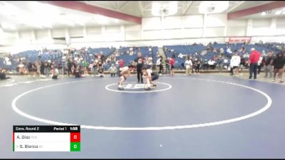 123 lbs Cons. Round 2 - Samuel Blanco, Red Cobra vs Aidan Diaz, Penn