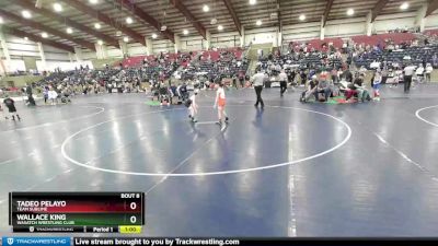 70 lbs Round 1 - Tadeo Pelayo, Team Sublime vs Wallace King, Wasatch Wrestling Club