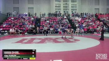 120 lbs Semifinal - Hudson Frazier, Montgomery Bell Academy vs Cole Gumlick, Lakeway Christian Academy
