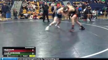 220 lbs Quarterfinal - Miles Kline, Camarillo vs Caleb Vanbuskirk, Palm Desert