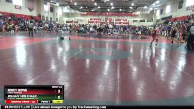 130 lbs Round 2 - Johnny Molenaar, Pursuit Wrestling Minnesota vs Jordy Bowe, Crass Trained