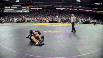 D4-106 lbs Champ. Round 1 - Mason Thurber, Springport vs Rudy Clapp, St Louis