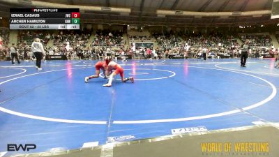 55 lbs Consi Of 32 #2 - Izrael Casaus, Juggernaut Wrestling Club vs Archer Hamilton, Greater Heights Wrestling