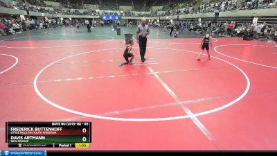 65 lbs Cons. Round 3 - Davis Artmann, New Prague vs Frederick Buttenhoff, Little Falls MN Youth Wrestlin