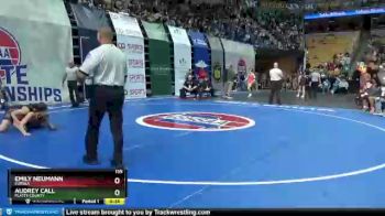 135 lbs Cons. Round 2 - Emily Neumann, Eureka vs Audrey Call, Platte County