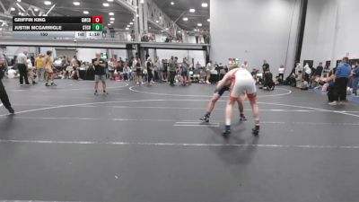 150 lbs Finals (8 Team) - Griffin King, Grit Mat Club Blue vs Justin McGarrigle, Steller Trained Caij Vanda