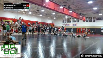 Youth-65 lbs Consolation Round 2 - Austin Luks, South Plainfield vs Hudson Janezic, Ocean Twp