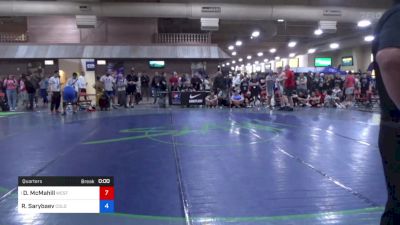 88 kg Quarters - Donovan McMahill, Western Colorado Wrestling Club vs Roman Sarybaev, Colorado