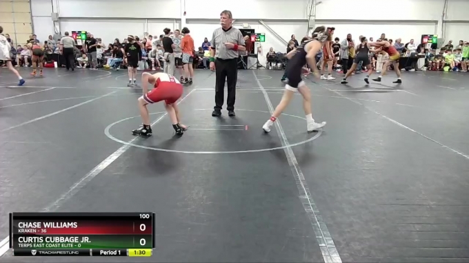 Cubbage Jr 100 lbs Round 2 (4 Team) - Chase Williams, Kraken vs Curtis Cubbage Jr ...