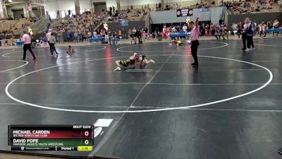 85 lbs Champ. Round 1 - David Pope, Fairview Jackets Youth Wrestling vs Michael Carden, Big Red Wrestling Club