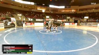 114 lbs Cons. Round 3 - Madison Diaz, Lee Williams vs Elysia Pinedo, Mica Mountain