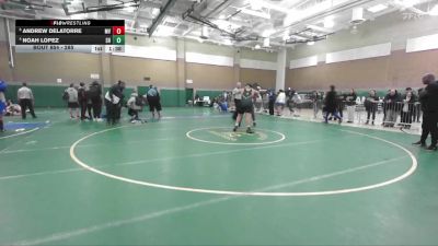 285 lbs Quarterfinal - Andrew DeLaTorre, Moreno Valley vs Noah Lopez, South Hills