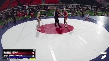 105 lbs Round 3 (16 Team) - Kamryn Mason, Washington 1 vs Grace Loutzenhiser, Alaska