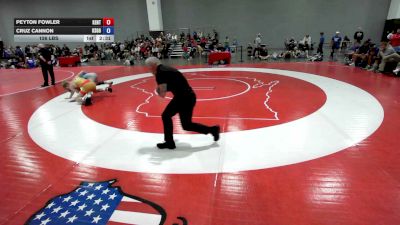 126 lbs Peyton Fowler, Kentucky vs Cruz Cannon, Team Kansas Gold