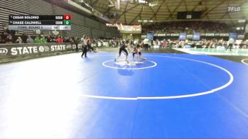 Boys 2A 138 lbs Cons. Round 3 - Chase Caldwell, Columbia River vs Cesar Solorio, Ridgefield