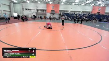 133 lbs Cons. Round 2 - Alexander Paxhia, Trinity (CT) vs Michael Manieri, Wesleyan (CT)