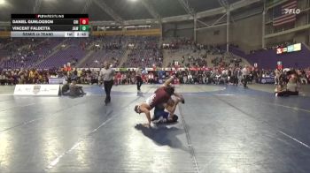 157 lbs Semis (4 Team) - Daniel Gunlogson, Chicago vs Vincent Faldetta, Johnson & Wales (RI)