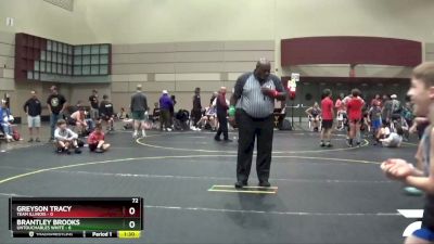 72 lbs Finals (8 Team) - Brantley Brooks, Untouchables White vs Greyson Tracy, Team Illinois