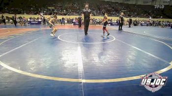 70 lbs Quarterfinal - Abigail Whipple, Tuttle Wrestling Club vs Easton Munro, CacheWrestlingClub