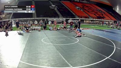 110 lbs Kayla Landers, Colorado 1 HS Girls vs Casandra Pastrana, Utah 3 HS Girls