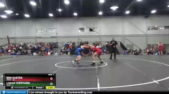 285 lbs Placement Matches (8 Team) - Ben Kueter, Iowa vs Logan Shephard ...