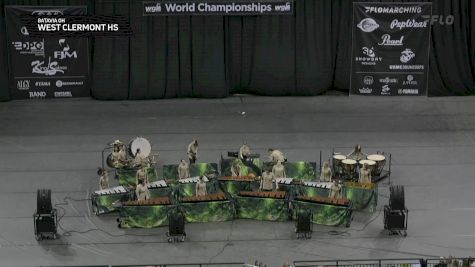 West Clermont HS "Batavia OH" at 2025 WGI Percussion/Winds World Championships