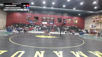 145 lbs Quarterfinal - Amber Hunter-Snyder, Frostburg State vs Arieana Bacon, Huntingdon