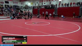 195 lbs Quarterfinal - August Rowland, Northeast Community vs Jackson Rheingans, Dubuque Hempstead