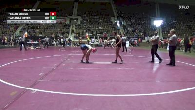6-7A 138 Cons. Round 3 - Lilian Gibson, Smiths Station Hs vs Arianna Hayes, Alma Bryant