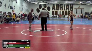 141 Freshman/Soph Cons. Round 2 - Elisha Jones, Defiance vs Blaise Kokkales, Adrian