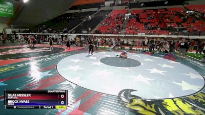 70 lbs Quarterfinal - Silas Hessler, Montana vs Brock Hvass, Idaho