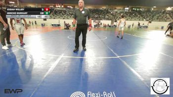 123 lbs Consolation - Josiah Williby, Tulsa Union vs Jericho Burkart, Coweta