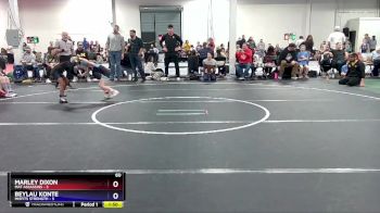 60 lbs Round 2 (6 Team) - Marley Dixon, Mat Assassins vs Beylau Konte, Misfits Strength