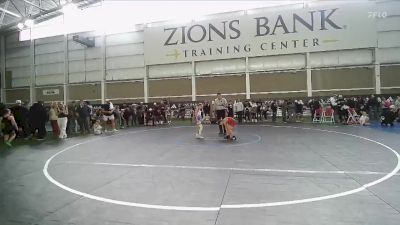 64 lbs Quarterfinal - Braelyn Williams, Champions Wrestling Club vs Hattie Berglund, Sanderson Wrestling Academy