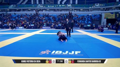 Fernanda Santos Barbosa De vs Kamili Victoria Da Silva 2026 CBJJ Brazilian Jiu-Jitsu Championship No-Gi
