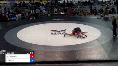 215 lbs Rnd Of 64 - Jaxon Smith, CA vs Coleman Iker, OK