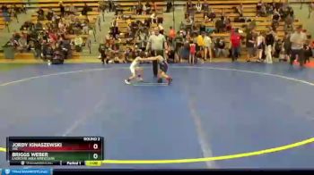 50 lbs Round 2 - Jordy Ignaszewski, USC vs Briggs Weber, Lacrosse Area Wrestlers