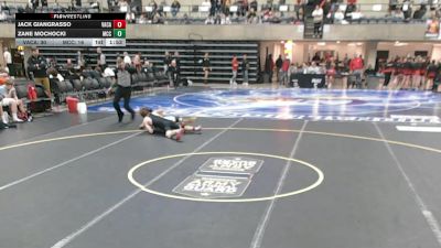 139 lbs Quarterfinals (8 Team) - Zane Mochocki, Marion Central Catholic, IL vs Jack Giangrasso, Vacaville, CA