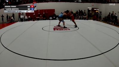 97 kg Champ. Round 1 - Denzel Perez, Pennsylvania RTC vs Justin Griffith, Dragon Wrestling Club