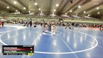 70 lbs Champ. Round 2 - Mason Turner, Thoroughbred Wrestling Academy-AA vs Kolten Fessler, Columbia Wrestling Club-AAA