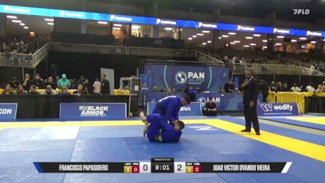 JOAO VICTOR OVANDO VIEIRA vs FRANCISCO PAPASIDERO 2026 Pan Jiu Jitsu IBJJF Championship