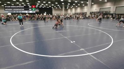 126 lbs Champ. Rd Of 16 - Kyler Kindelsperger, Riverdale Wrestling Club vs Anthony Goodpaster, Sebolt Wrestling Academy