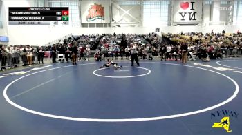 44 lbs Cons. Semi - Brandon Mendola, Greece Storm Wrestling vs Walker Nichols, Gouverneur Wrestling Club
