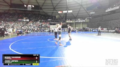 2A 144 lbs Cons. Round 1 - Bodee Thivierge, Clarkston vs Owen Leifsen, Washougal