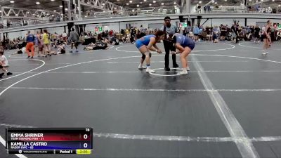 165 lbs Round 5 (8 Team) - Emma Shriner, Team Diamond Fish vs Kamilla Castro, RaZor GWC