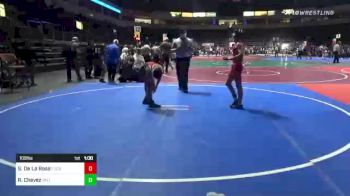 109 lbs Consolation - Seferino De La Rosa, Tucson Cyclones vs Romeo Chavez, Valiant College Prep